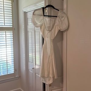 Le Lis white dress with side and back cutout